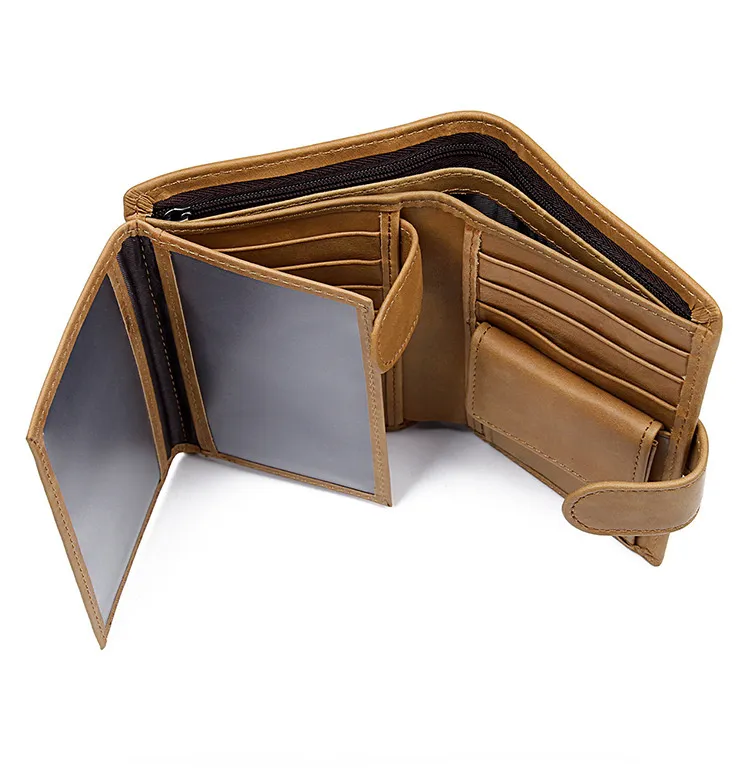 Cowhide RFID Leather Wallets for Men 8129