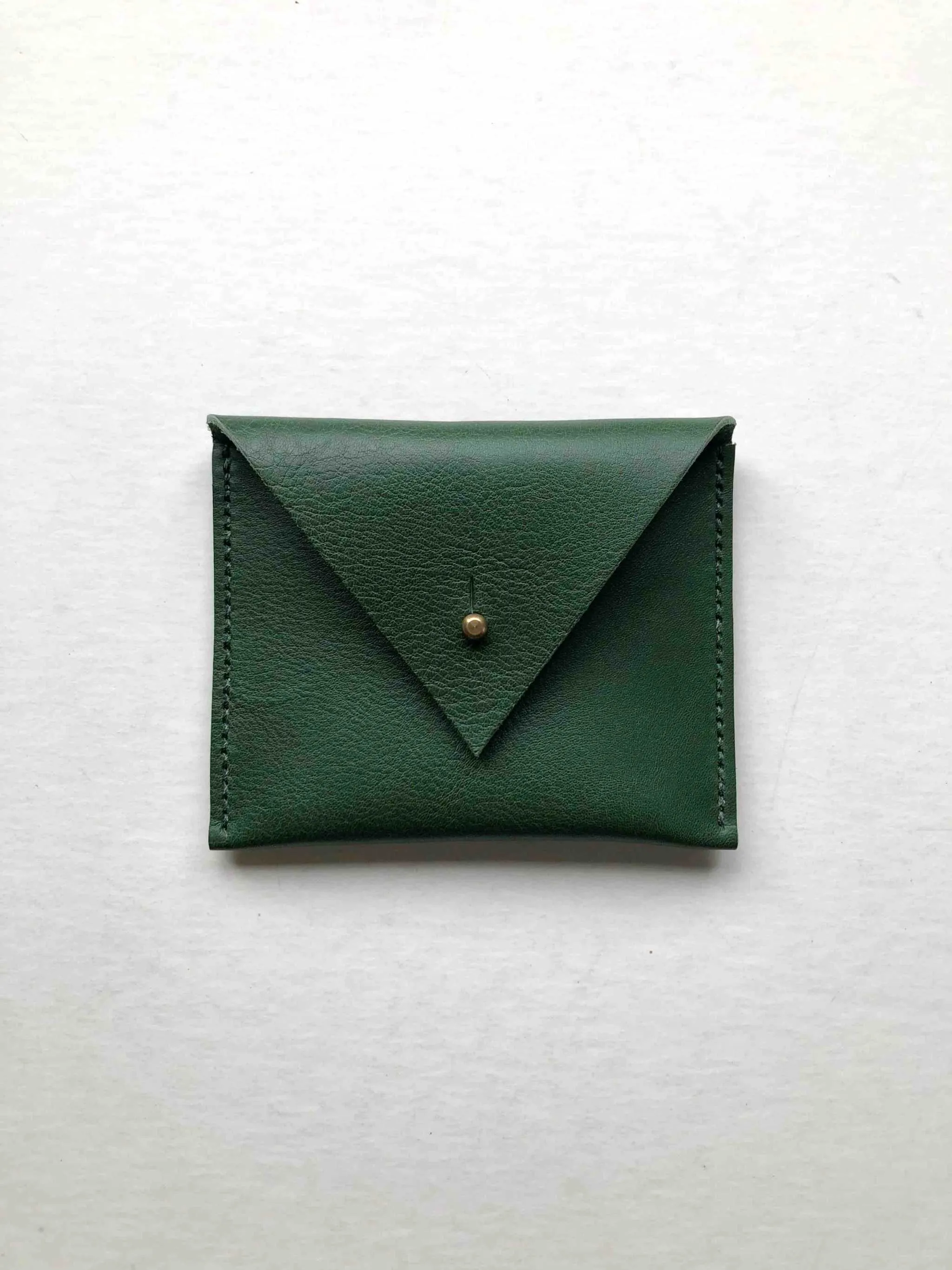 Drifter Mini Leather Coin Purse in Red or Green