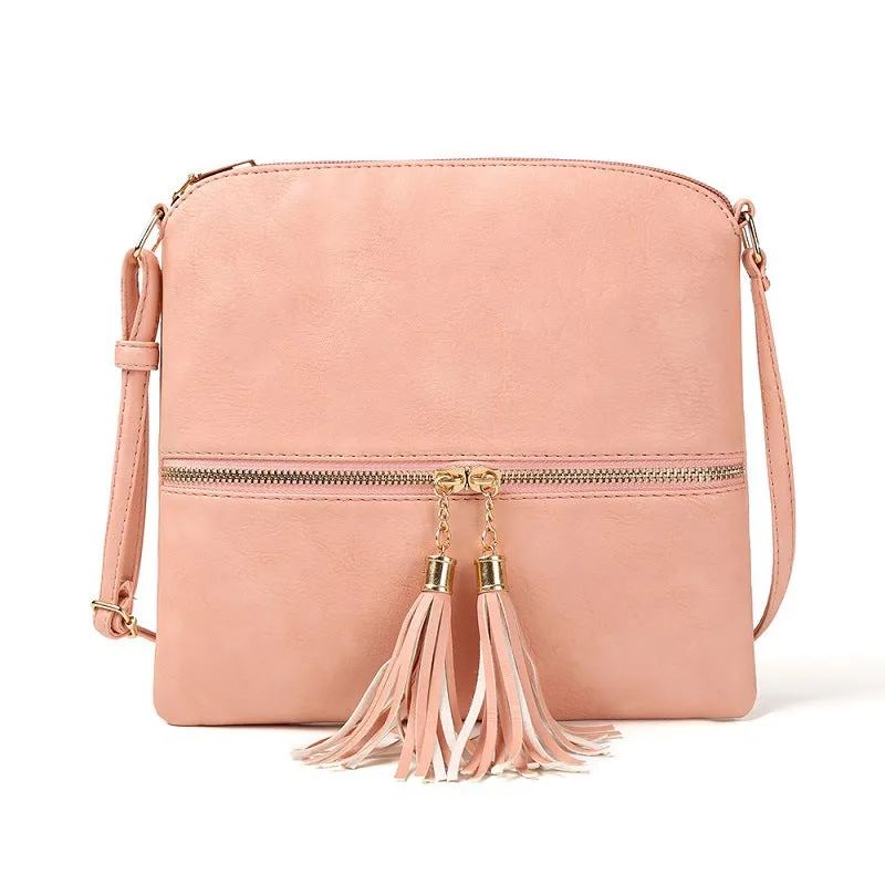 Fashion Fringed One Shoulder Crossbody Bag