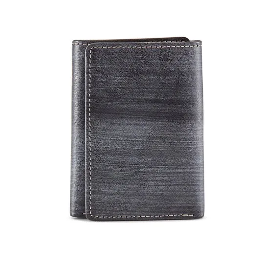 Final Sale- Osgoode Marley RFID Brushed ID Trifold Wallet- 1174