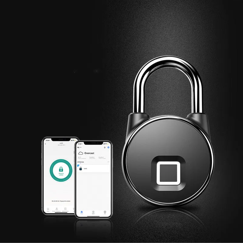 Fingerprint APP Smart Lock Anti-theft Electronic Padlock