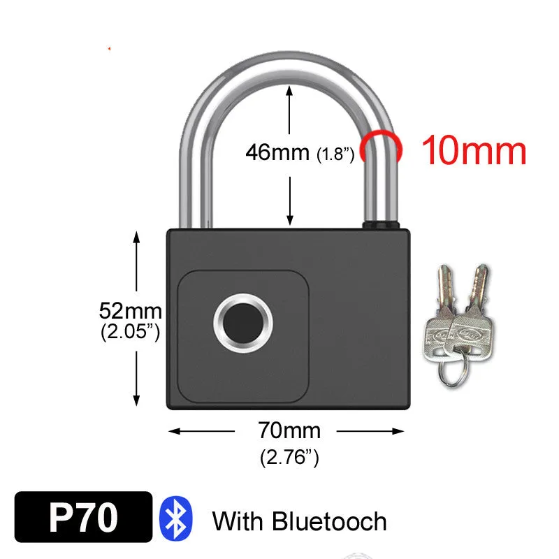 Fingerprint APP Smart Lock Anti-theft Electronic Padlock