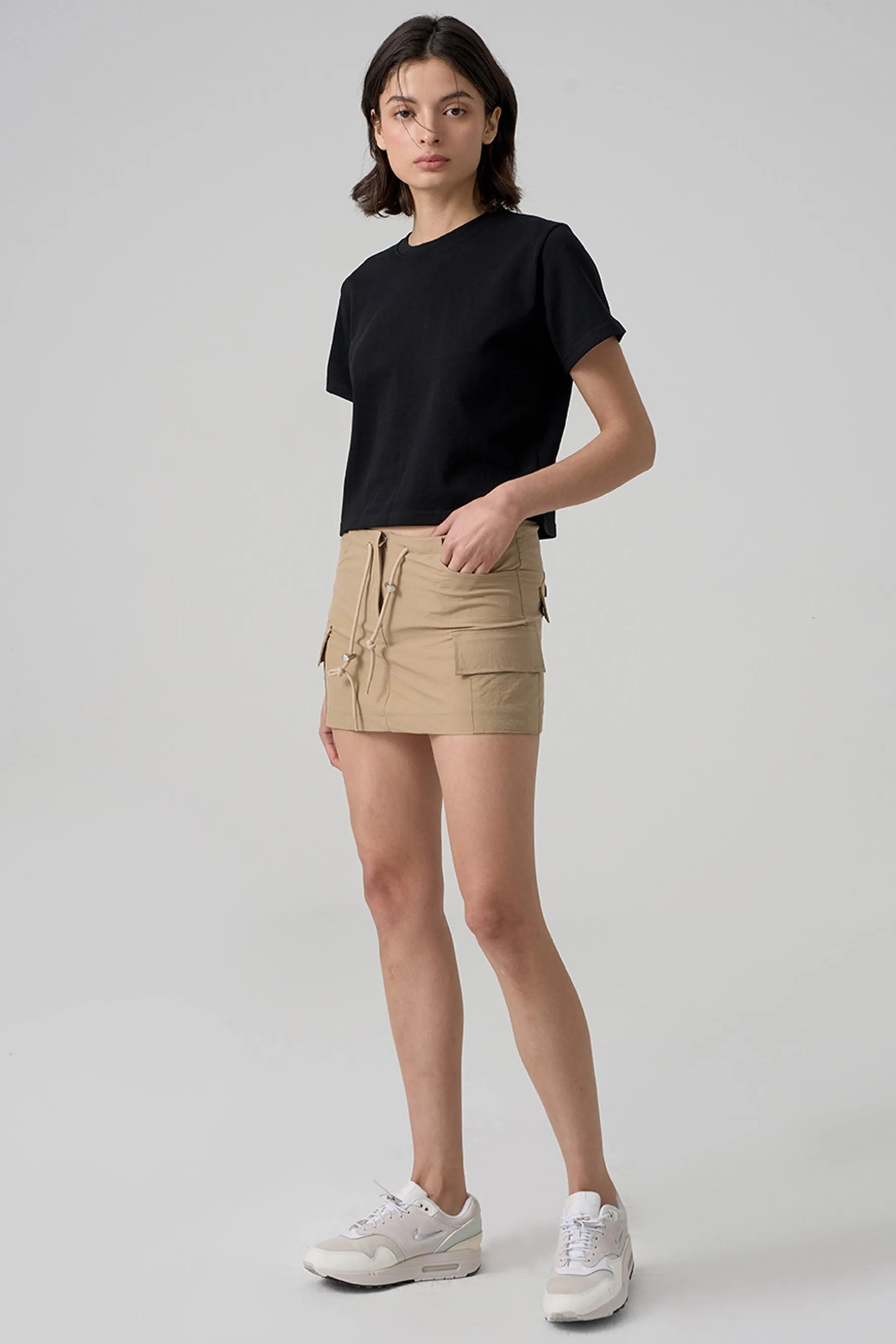 Forme Boxy Tee, Black