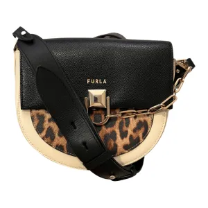 Furla Miss Mimi Mini Crossbody Bag - Nero Toni Naturali Pergamena