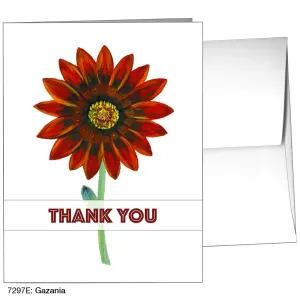 Gazania, Greeting Card (7297E)