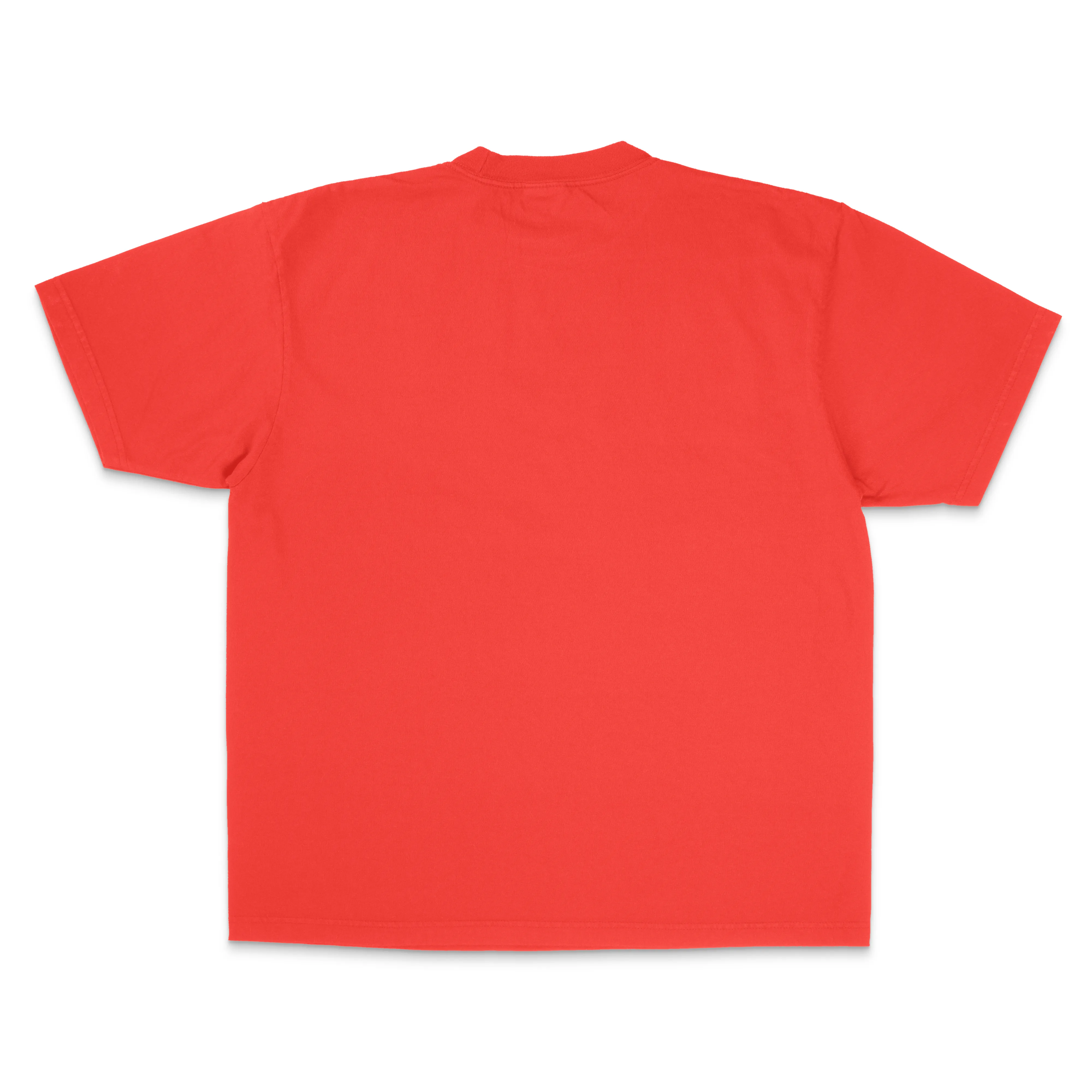 Heavyweight Garment Dye Short Sleeve Tee - Red