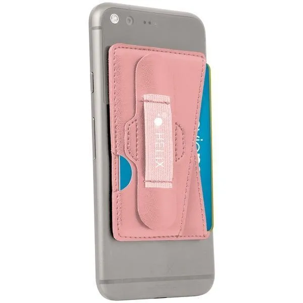 Helix ETHWALPK 3-in-1 Phone Wallet w/ Kickstand (Pink)