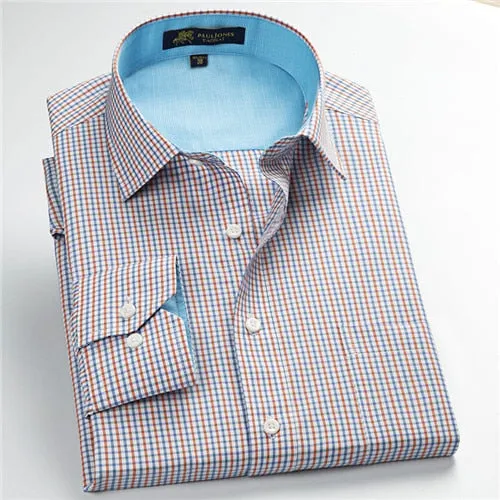 High Quality Plaid Long Sleeve Shirt #560XX