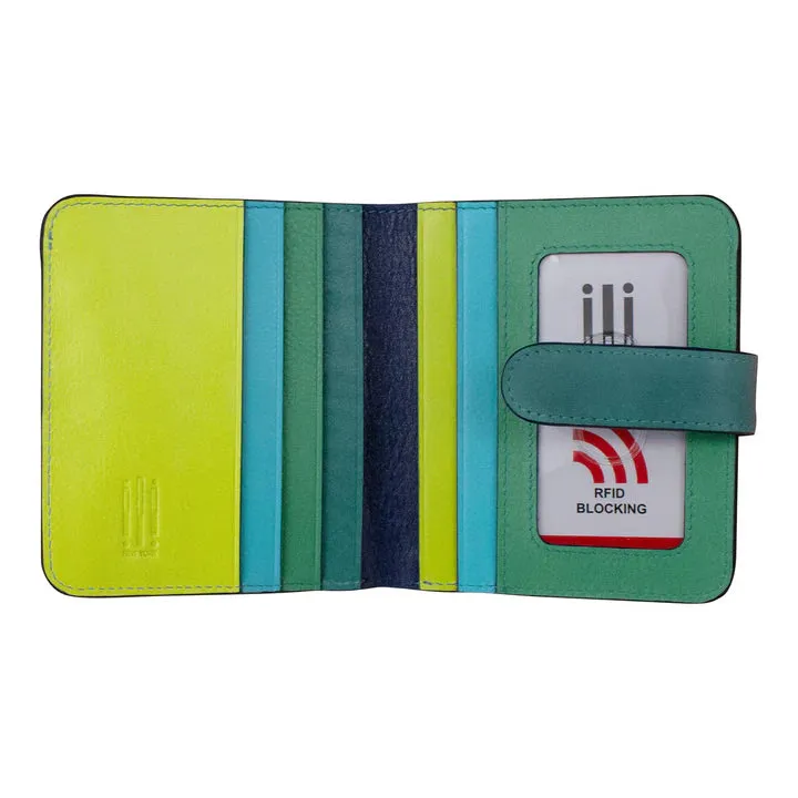 ili New York Bi-Fold RFID Credit Card Wallet- 7301