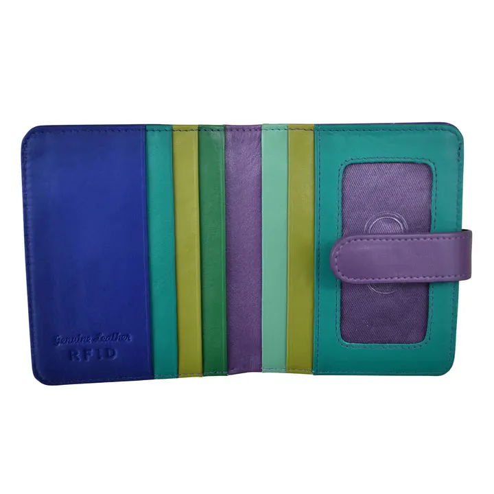 ili New York Bi-Fold RFID Credit Card Wallet- 7301