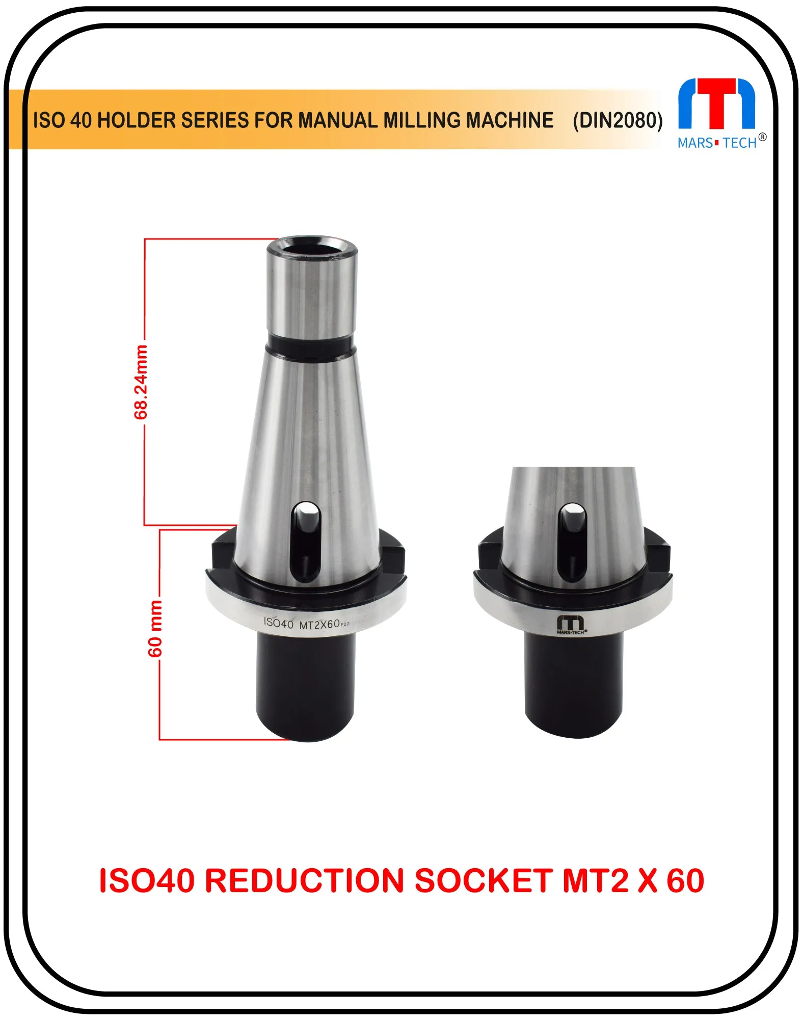 ISO40 holder Morse Taper Shank type