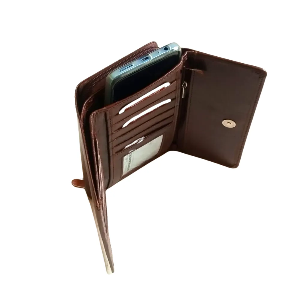 Jam Leather Travel Wallet for Women