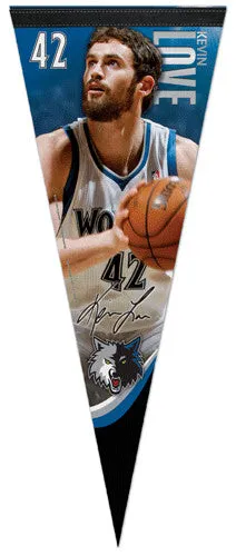 Kevin Love "Signature Series" NBA Premium Felt Collector's Pennant (2012-13) - Wincraft