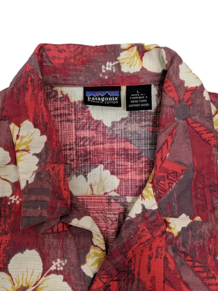 [L] Patagonia Organic Cotton Hawaiian Shirt