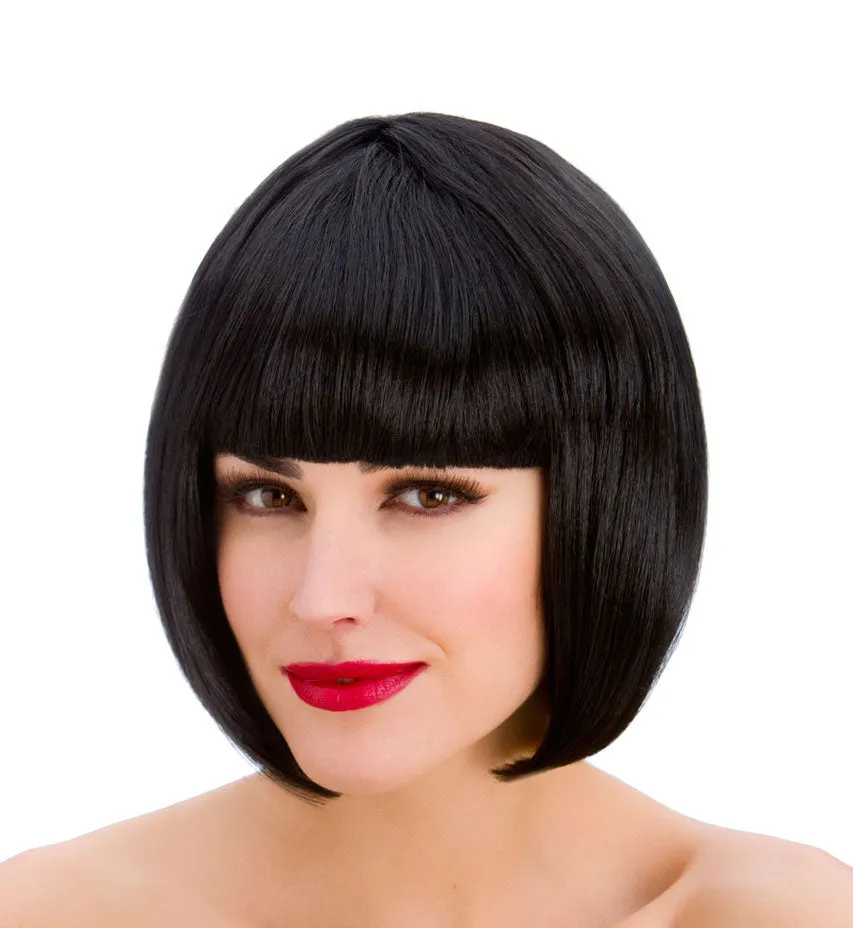 Ladies Black Diva Wig Glamorous Hairpiece