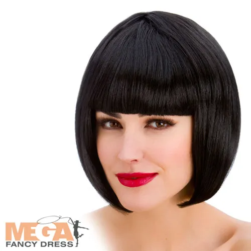 Ladies Black Diva Wig Glamorous Hairpiece