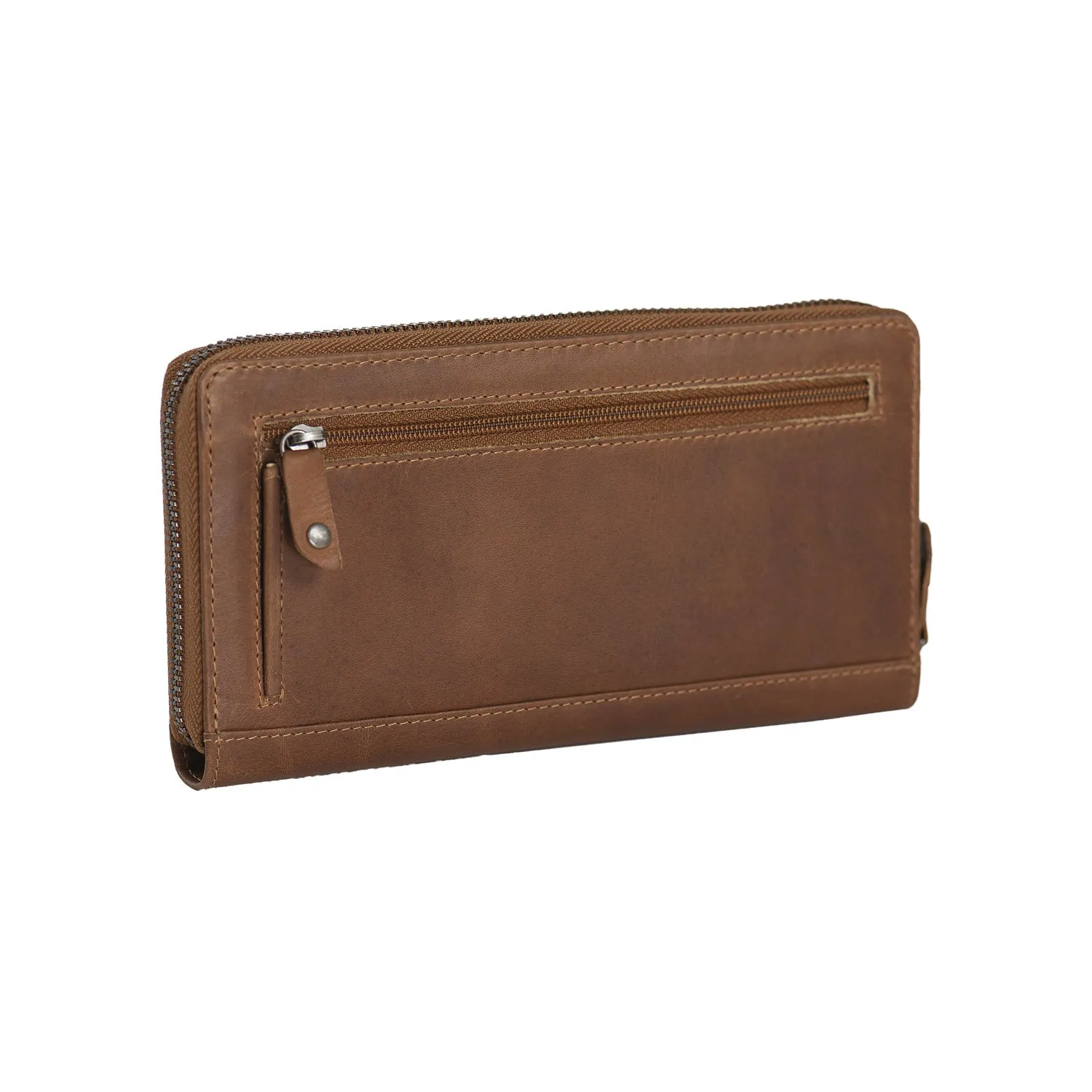 Leather Wallet Cognac Nova