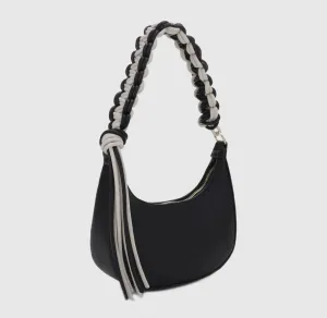 Leilani Braided Vegan Leather Shoulder Bag