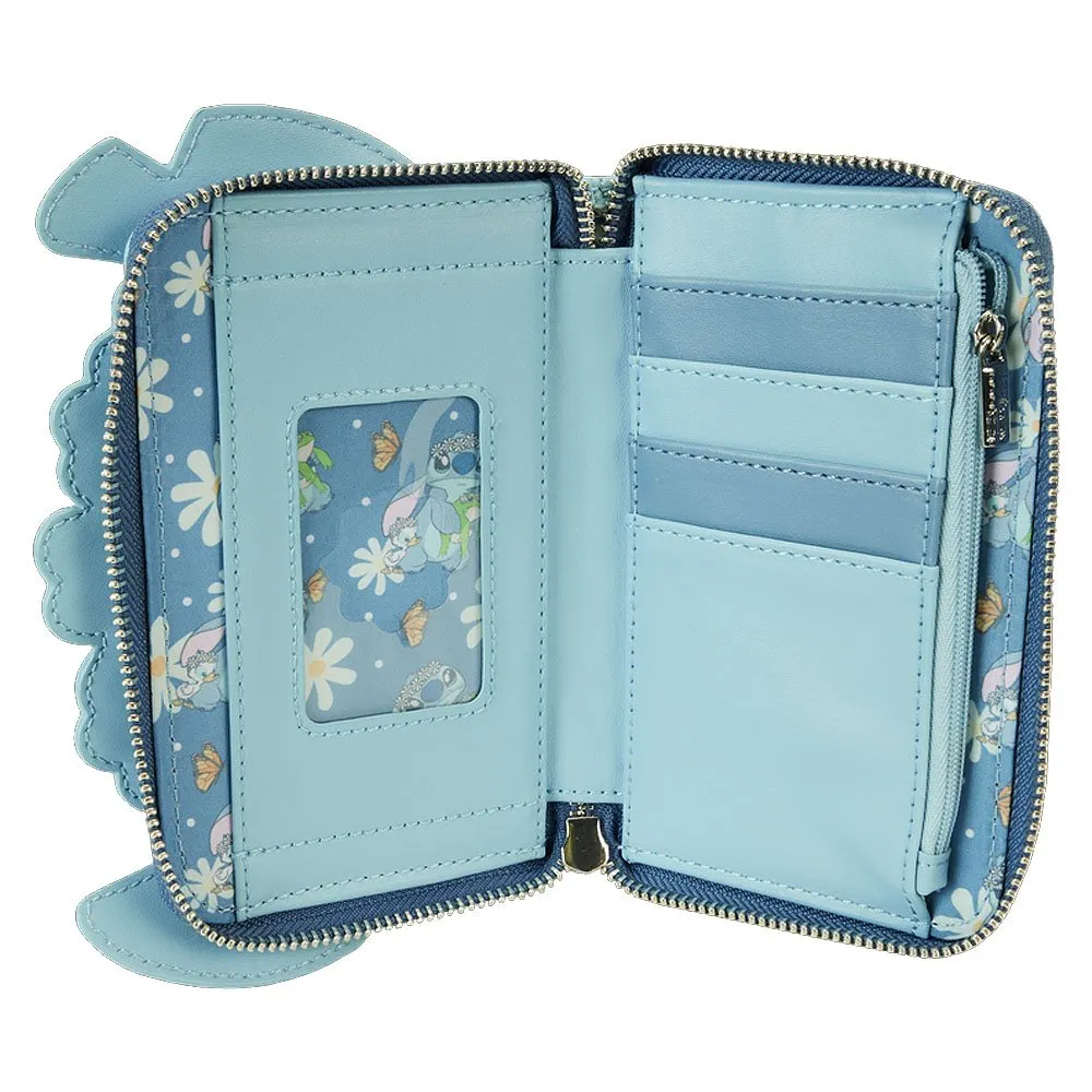 Loungefly x Stitch Springtime Daisy Cosplay Zip Around Wallet