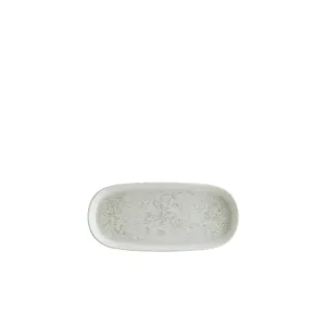 Lunar White Hygge Oval Dish 21cm