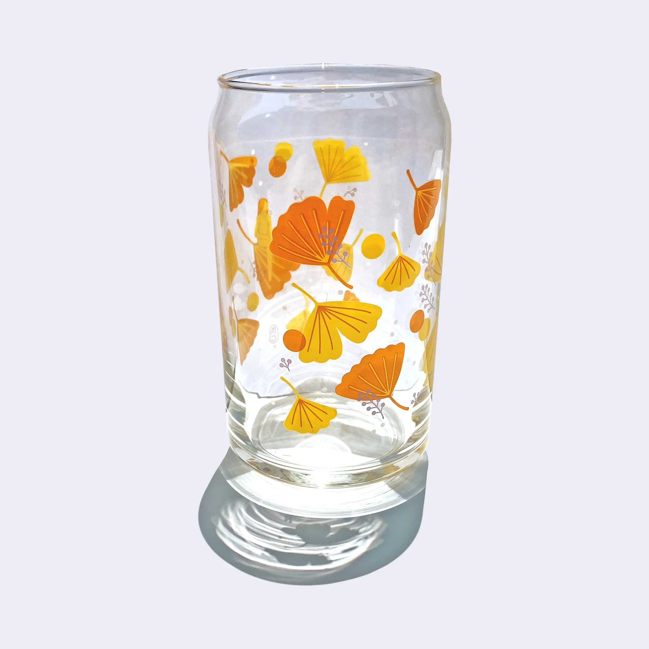 Maggie Chiang - "Autumn Ginkgo" Drinking Glass