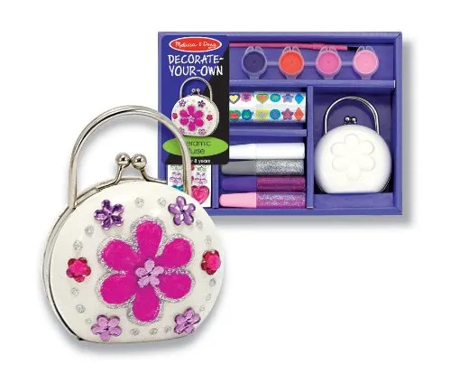 Melissa & Doug Petite Purse - Decorate Your Own Ages 4  # 3337