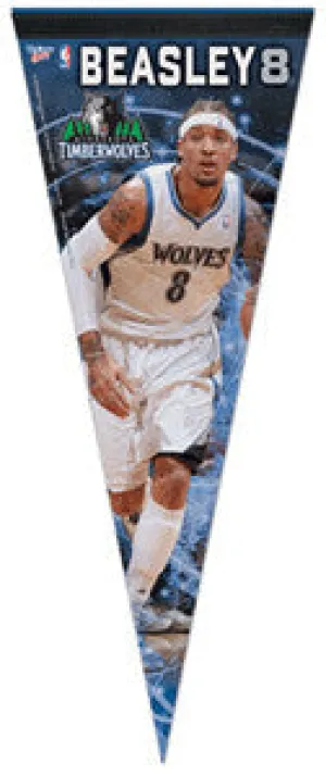 Michael Beasley "T-Wolf" Premium Felt Pennant (LE /500) - Wincraft