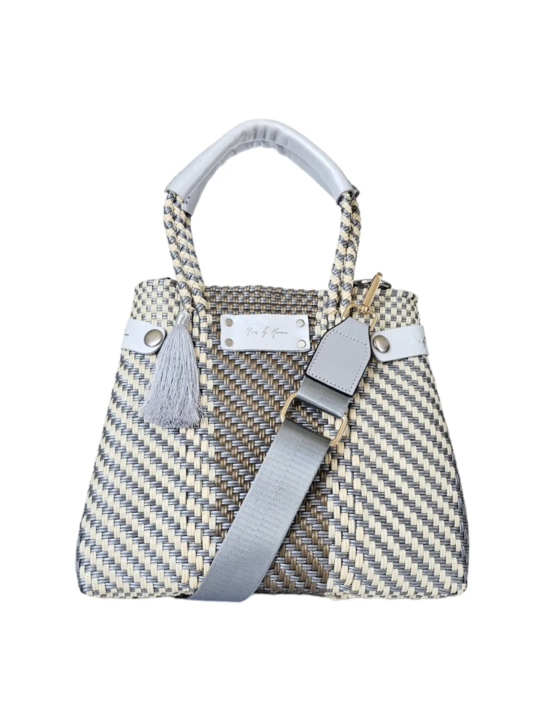 Mini Less Pollution Crossbody Bag - Silver