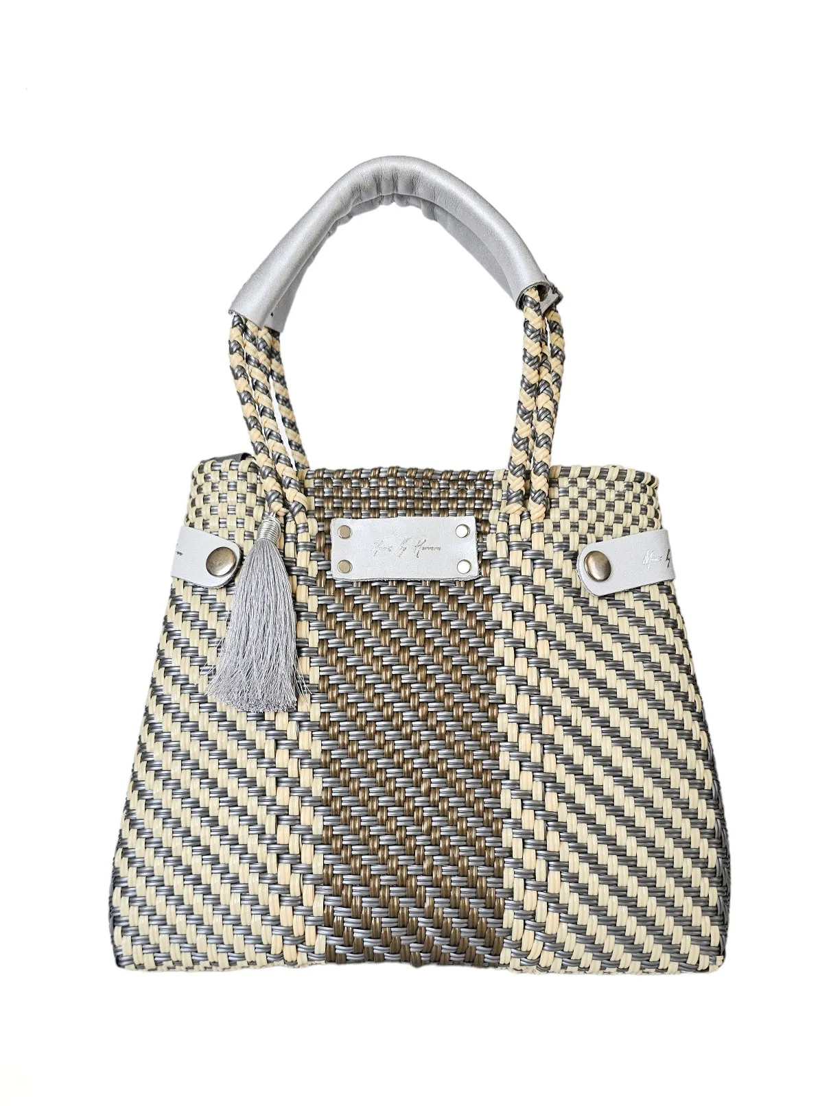 Mini Less Pollution Crossbody Bag - Silver