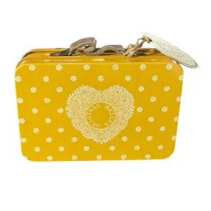 Miniature Metal Suitcase for Maileg Mice - yellow