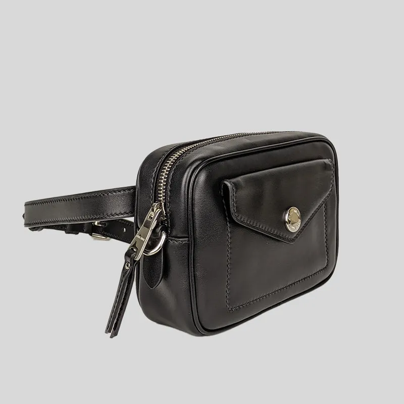 Miu Miu Marsupio Small Camera Crossbody / Belt Bag Black 5BL013