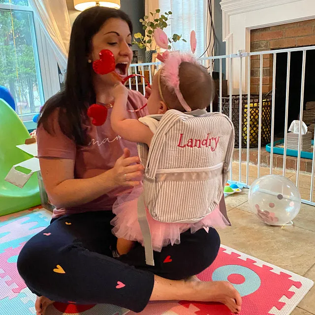 Monogrammed Toddler Backpack