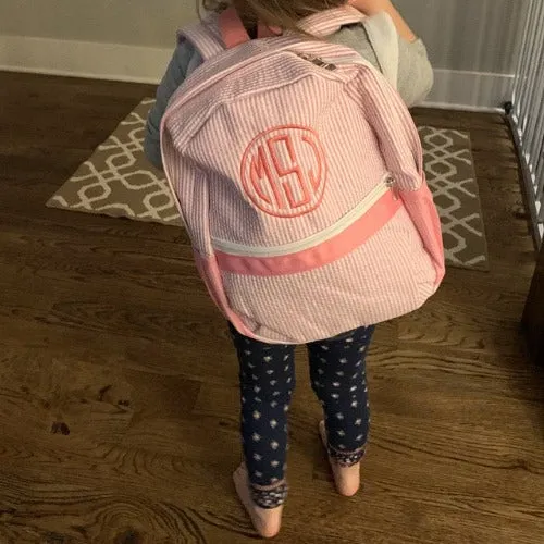 Monogrammed Toddler Backpack