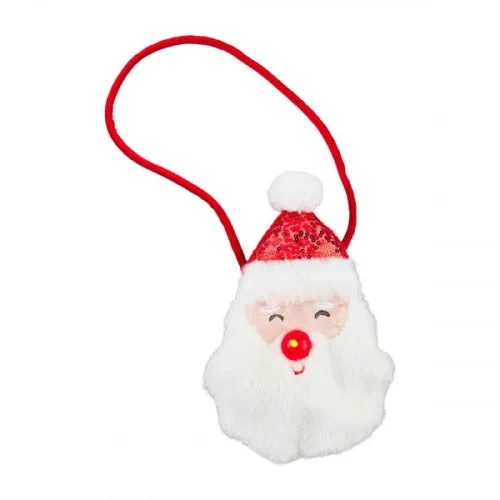 Mud Pie Light Up Santa Purse