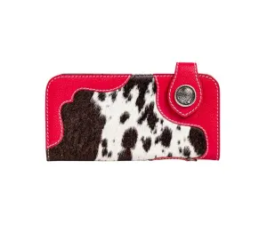 Myra Elkerson Ridge Wallet In Red