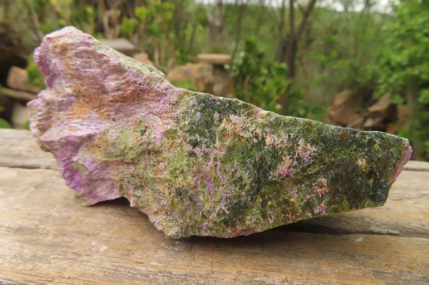 Natural Stichtite Cobbed Specimens x 6 From Barberton, South Africa