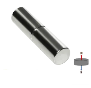 Neodymium Cylinder Magnet - 12.7mm x 25.4mm | N45