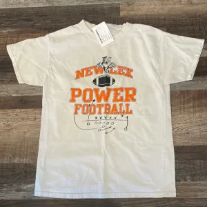 New Lex Power Football Short Sleeve Shirt youth large