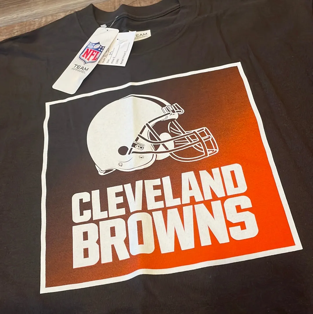 NFL Cleveland Browns NWT Brown Short Sleeve Shirt Adult Medium