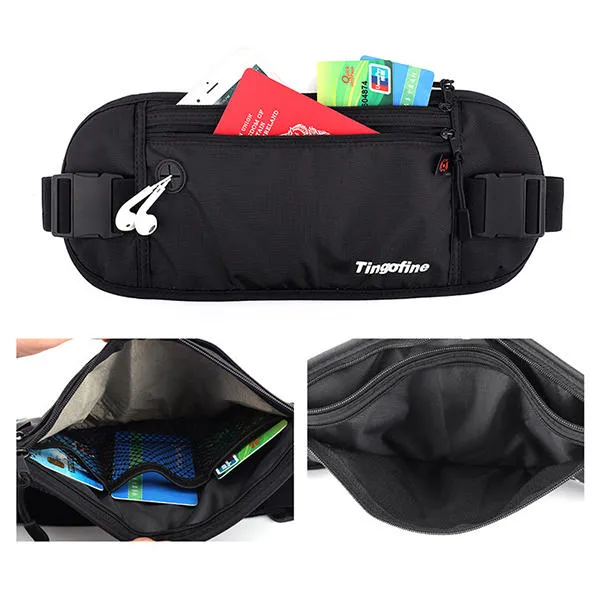 Nylon Multi-function Waterproof Anti-theft Card Unisex Waist Bag