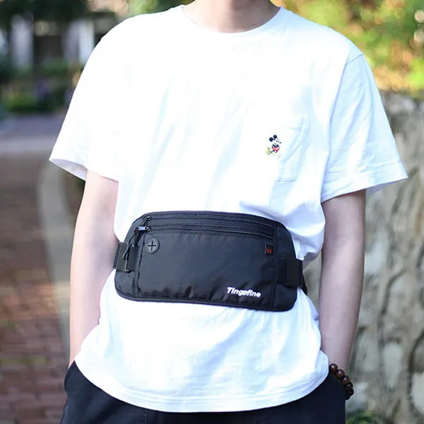 Nylon Multi-function Waterproof Anti-theft Card Unisex Waist Bag