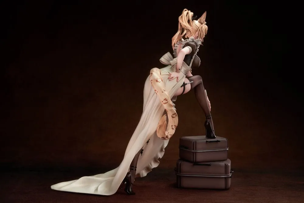 Original Character PVC Statue 1/7 Battle Maid Different Species Leopard Cat Maria 24 Cm