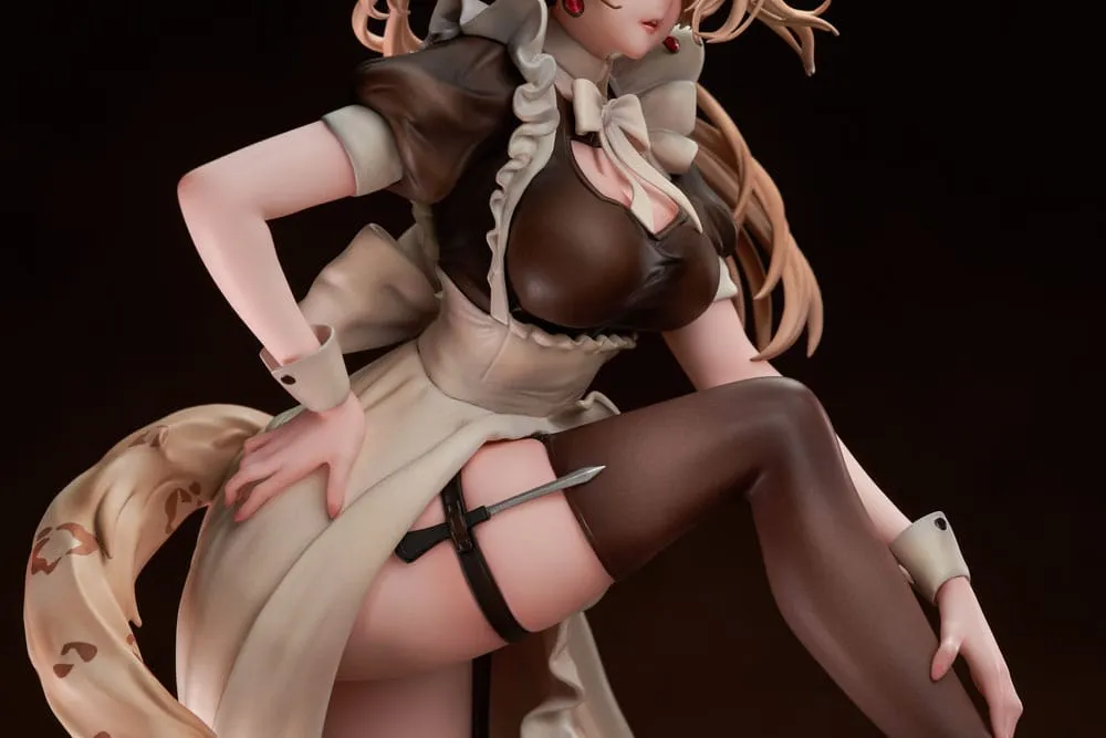 Original Character PVC Statue 1/7 Battle Maid Different Species Leopard Cat Maria 24 Cm