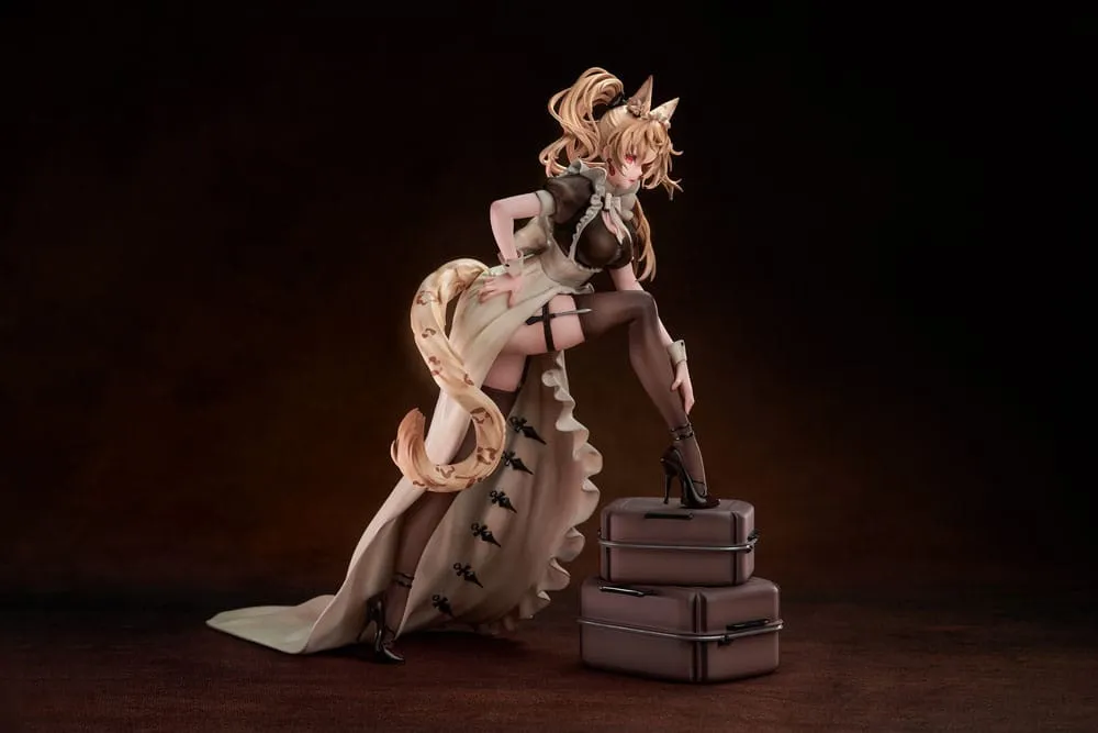 Original Character PVC Statue 1/7 Battle Maid Different Species Leopard Cat Maria 24 Cm