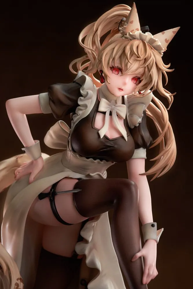 Original Character PVC Statue 1/7 Battle Maid Different Species Leopard Cat Maria 24 Cm