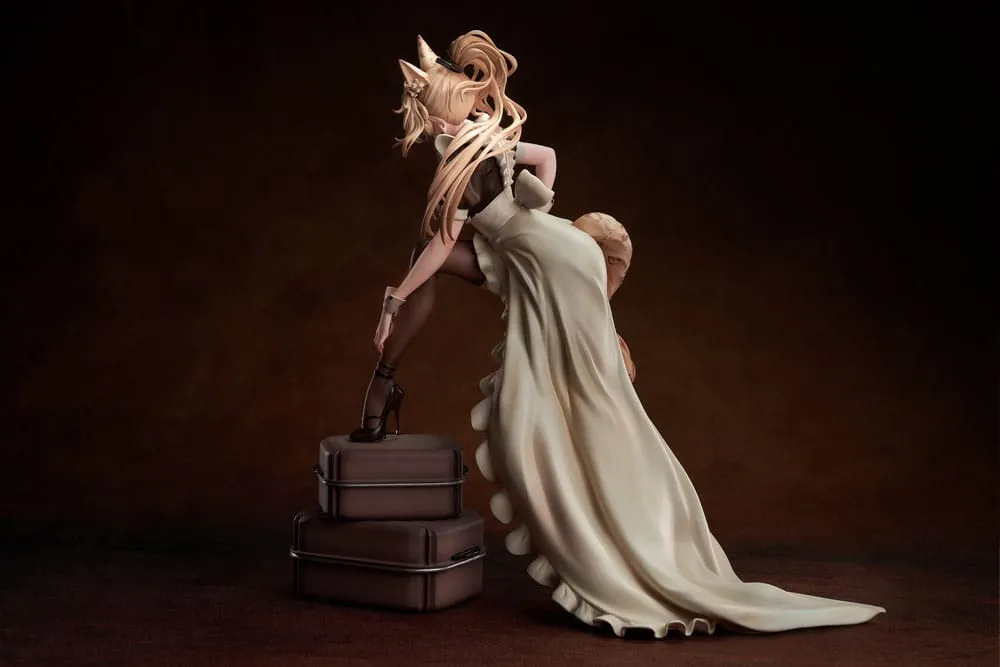 Original Character PVC Statue 1/7 Battle Maid Different Species Leopard Cat Maria 24 Cm