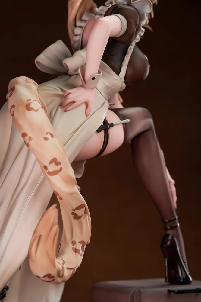 Original Character PVC Statue 1/7 Battle Maid Different Species Leopard Cat Maria 24 Cm