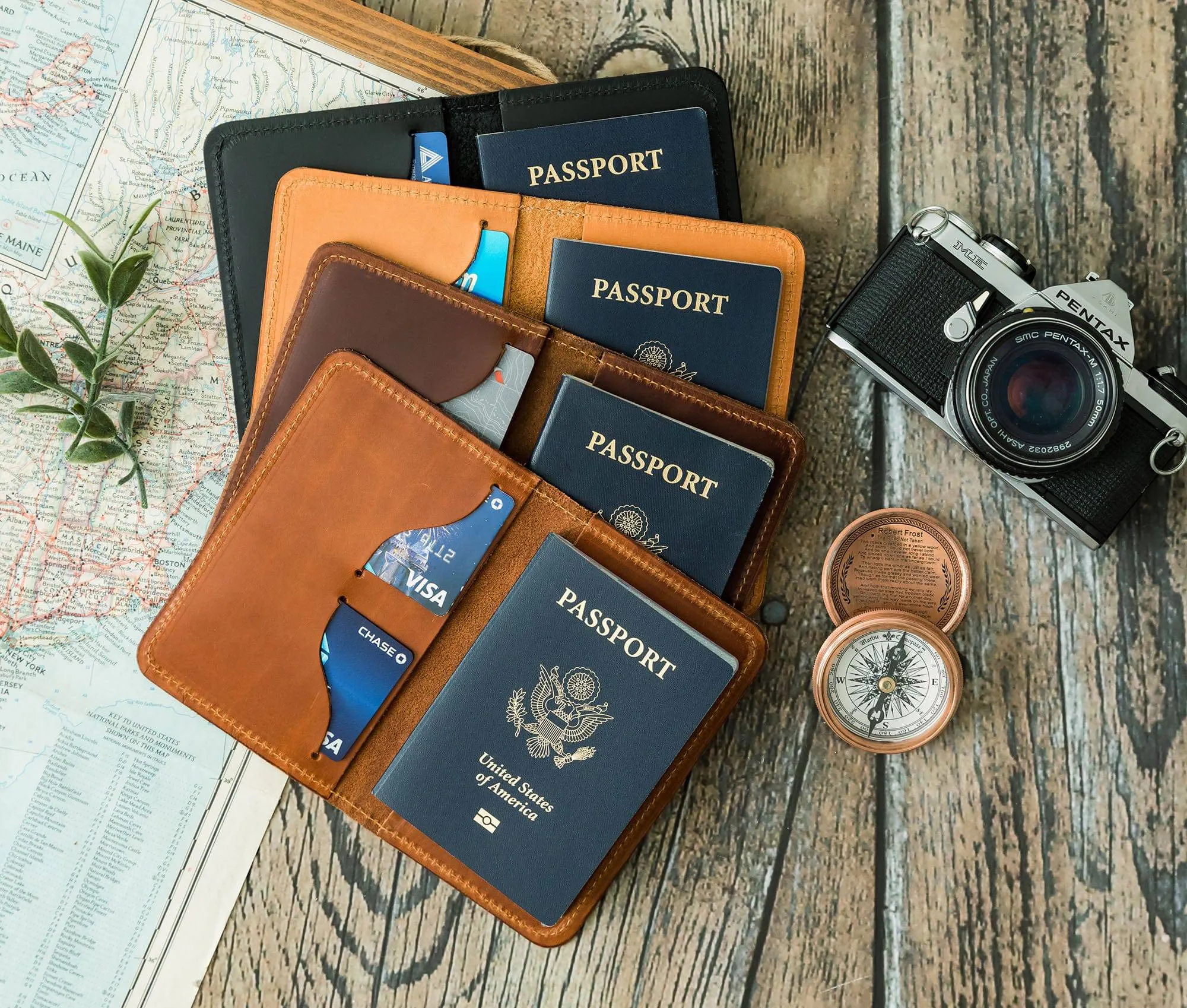 Passport Covers by Lifetime Leather Co