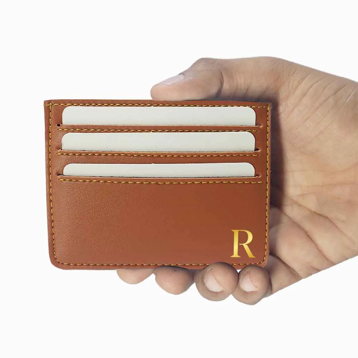 Personalized Debit Card Holder for Gents - Monogram