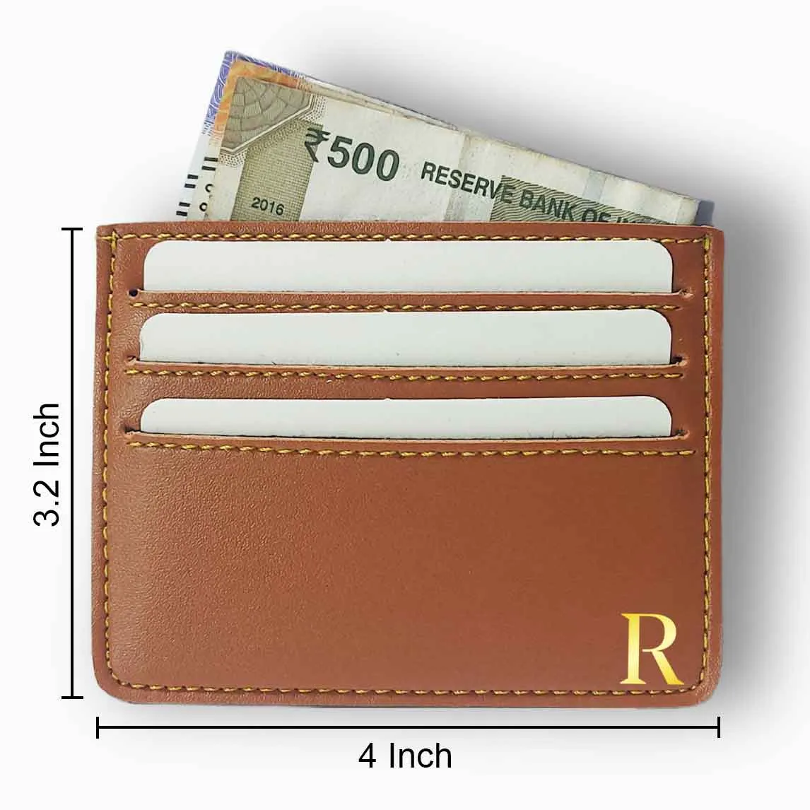 Personalized Debit Card Holder for Gents - Monogram